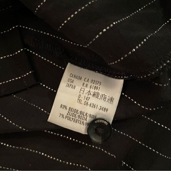 Escada glitter pinstripe button down - Picture 6 of 10